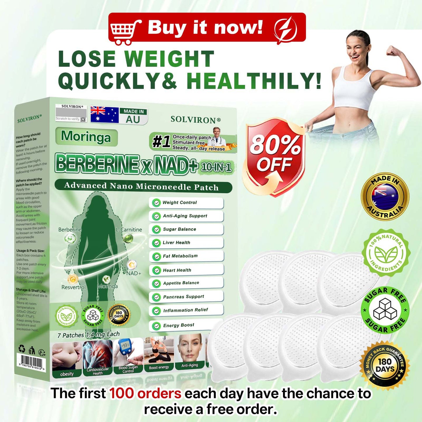 𝐏𝐡𝐲𝐬𝐢𝐜𝐢𝐚𝐧 𝐅𝐨𝐫𝐦𝐮𝐥𝐚𝐭𝐞𝐝🛒|𝐒𝐎𝐋𝐕𝐈𝐑𝐎𝐍® 𝐌𝐨𝐫𝐢𝐧𝐠𝐚 𝐁𝐞𝐫𝐛𝐞𝐫𝐢𝐧𝐞 × 𝐍𝐀𝐃⁺ 𝟏𝟎-𝐢𝐧-𝟏 𝐀𝐝𝐯𝐚𝐧𝐜𝐞𝐝 𝐍𝐚𝐧𝐨 𝐌𝐢𝐜𝐫𝐨𝐧𝐞𝐞𝐝𝐥𝐞 𝐏𝐚𝐭𝐜𝐡 (𝐄𝐱𝐩𝐞𝐫𝐢𝐞𝐧𝐜𝐞 𝐕𝐢𝐬𝐢𝐛𝐥𝐞 𝟕-𝐃𝐚𝐲 𝐑𝐞𝐬𝐮𝐥𝐭𝐬)